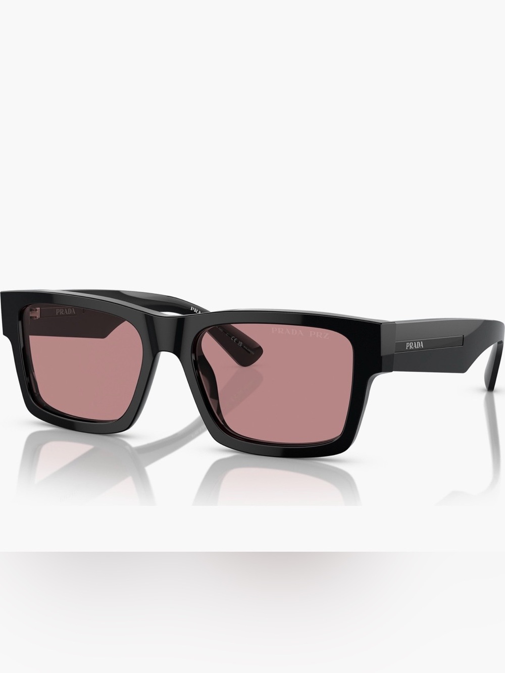 NWT Prada 53mm Rectangular Polarized Sunglasses - Picture 8 of 10